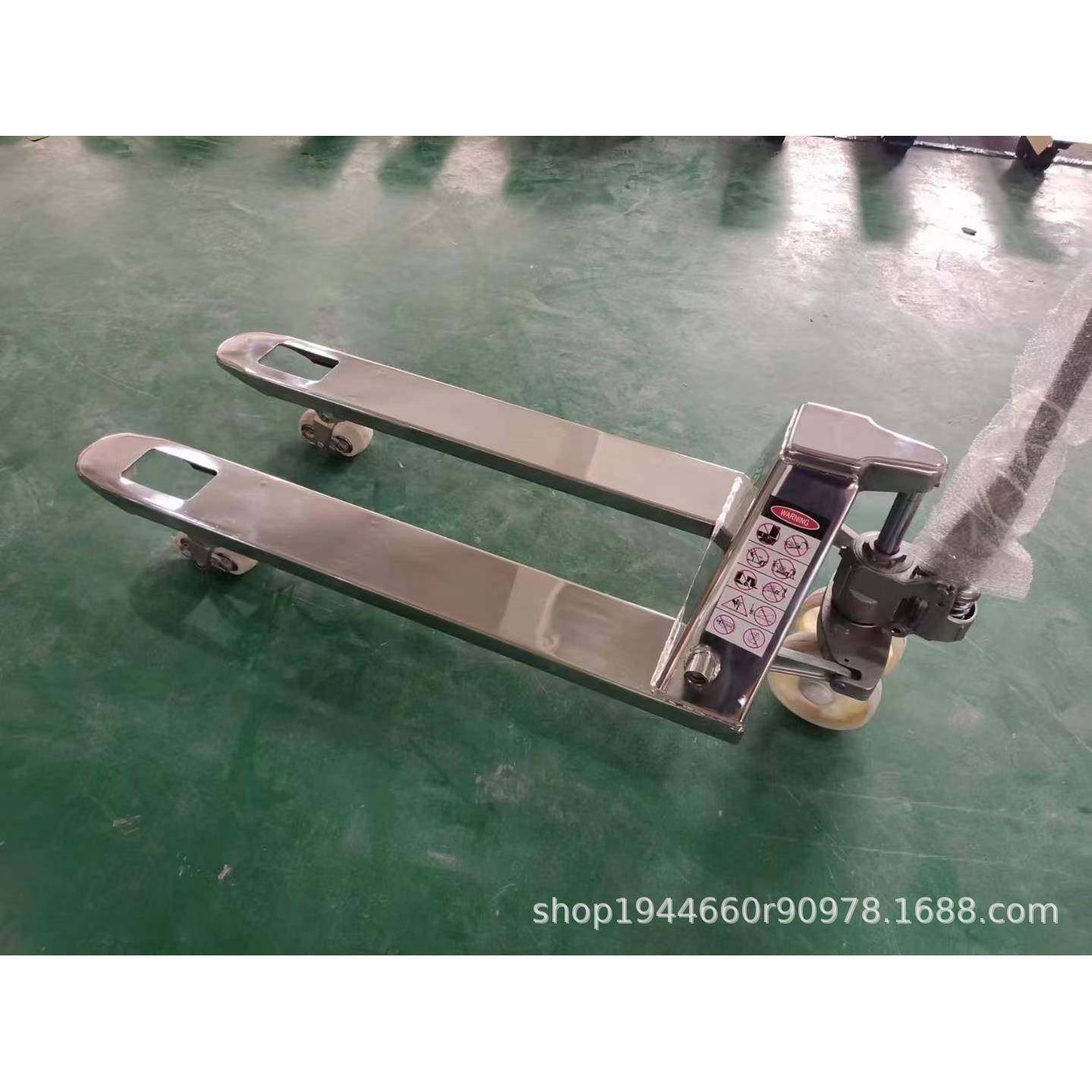 钧力手动液压04不锈钢搬运叉车2.5吨托盘升降地牛铲车冷库防爆,淘宝优惠券,粉丝福利购,淘宝优惠卷