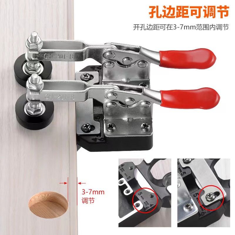 极速木工铰链开孔器合页定位器 y35MM铰链打孔器木板钻孔开孔神器,淘宝优惠券,粉丝福利购,淘宝优惠卷