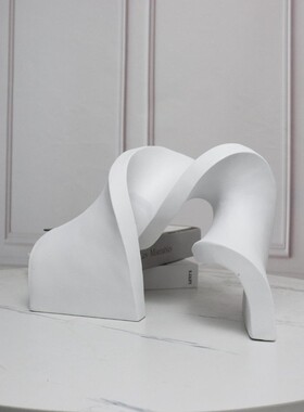 现代简约摆件样板几何售r楼饰品蓝色不规则间处白色黑色房软装创