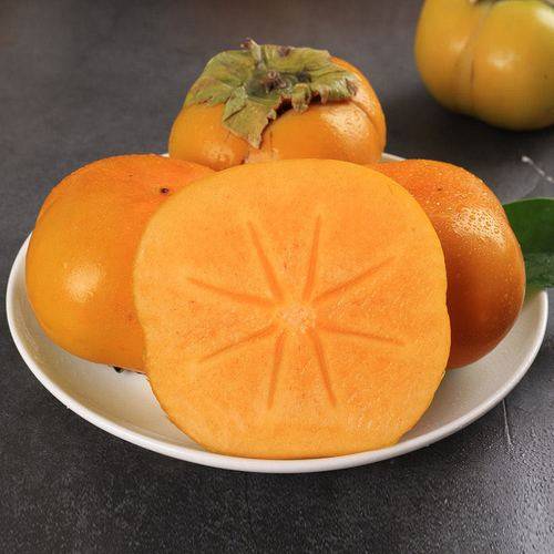 巧克力脆柿子新鲜水果当季整箱9斤甜巧克力柿火晶黄硬柿子包邮10,淘宝优惠券,粉丝福利购,淘宝优惠卷