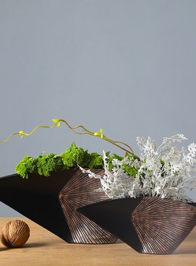 意式小众现代极简艺术摆件高级轻奢电视柜客厅玄关高级家居装饰品