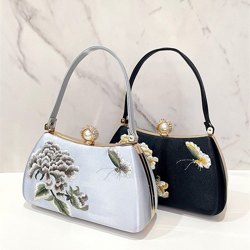 新中式国风手提包女新款高级感手机包手拿包晚礼服旗袍手包,淘宝优惠券,粉丝福利购,淘宝优惠卷