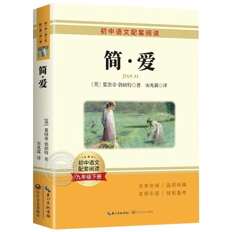 【2025完整版】简爱和儒林外史九年级必读人教版下册课外阅读书籍语文经典名著初中生九下必读书目老师推荐人民教育正版原著出版社 - 图3