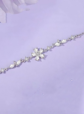 勿忘我手链女生轻奢小众设计高级