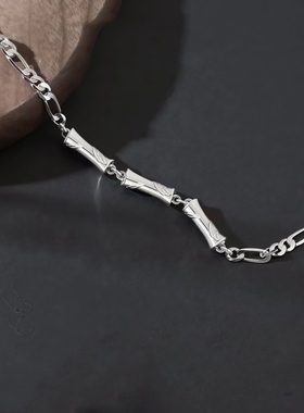 节节高银手链男潮流个性小众设计