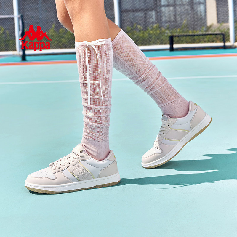 Kappa女鞋小白鞋女款2025新款秋季厚底板鞋百搭休闲鞋子女运动鞋,淘宝优惠券,粉丝福利购,淘宝优惠卷