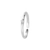 S999 Pure Silver Möbius Zirconia Open Ring
