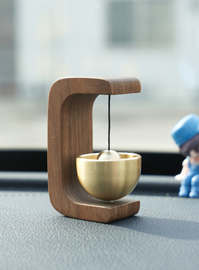 极速多巴b胺纯铜门铃 店铺车载解压小铃铛  中控台桌面创意装饰品