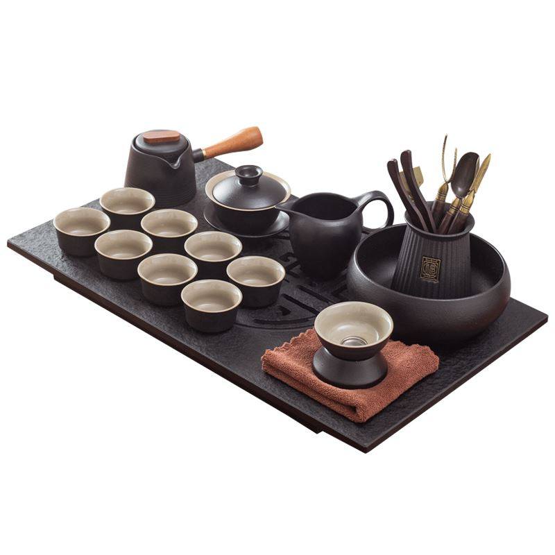 极速。新疆e西藏包邮乌金石茶盘日式茶壶黑陶功夫茶具套组家用轻,淘宝优惠券,粉丝福利购,淘宝优惠卷
