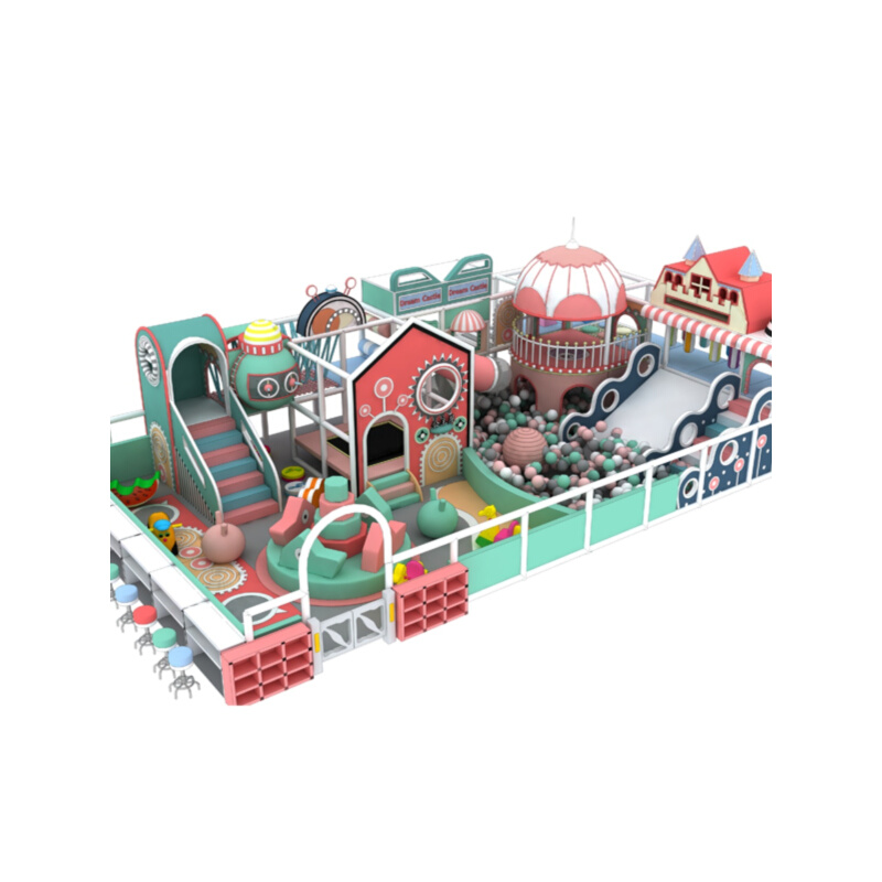 淘气堡儿童乐园幼儿园室内小型游乐场设备售楼部商场滑梯玩具设施