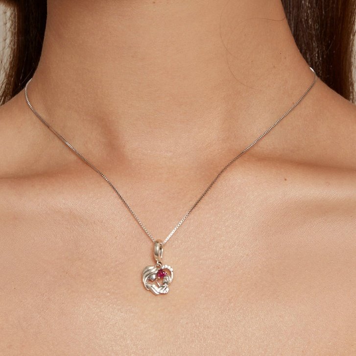 s925纯银母子拥抱爱心吊坠diy手链心形配件串珠散珠饰,淘宝优惠券,粉丝福利购,淘宝优惠卷