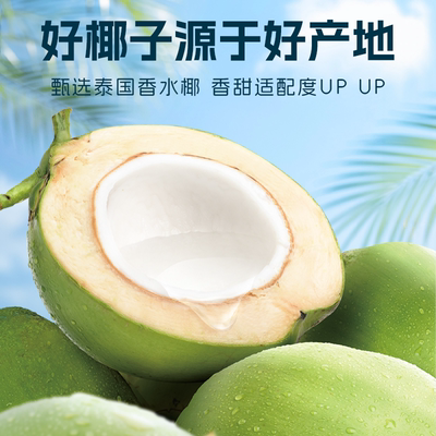[椰子水新口味]100%果汁椰子水