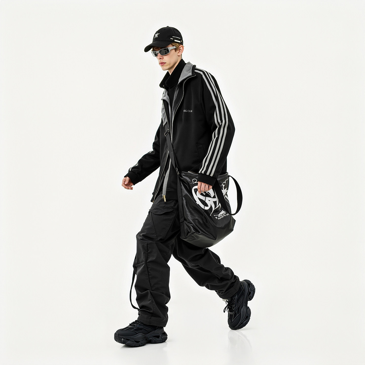 马克华菲黑武士男鞋增高老爹鞋2025秋冬季新款男士轻便软底运动鞋,淘宝优惠券,粉丝福利购,淘宝优惠卷