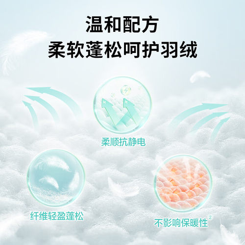 立白小白白羽绒服专用洗衣液羽绒服清洗剂清洁剂洗涤剂-图2