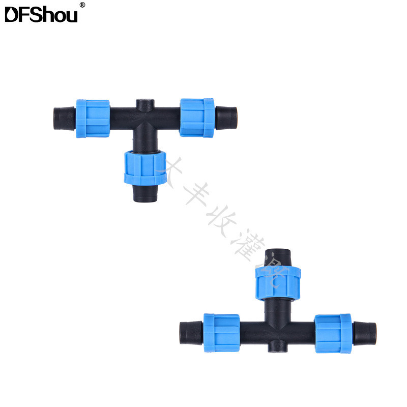 灌溉带用三通 灌溉滴灌管用配件正三通塑料三通接头 - 图1