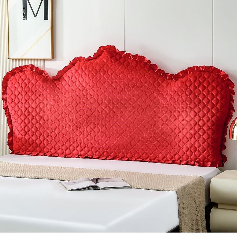 欧式弧形床头罩凹l凸设计加厚靠背套全包软包防滑防尘通用新款简,淘宝优惠券,粉丝福利购,淘宝优惠卷