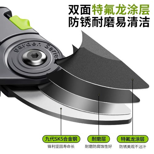 得力修剪树枝剪刀修枝剪果树剪枝专用园林花卉剪子花艺剪园艺剪刀 - 图2