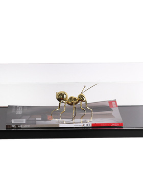 样板房间软装饰品m方形透明亚克力展示柜罩子保护防尘博古架摆件