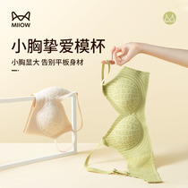 MiiOW Cat People Small Breast Enlargement Lingerie Women Poly Bra Suit Sexy Lace Bra Display Great Bra Autumn Winter