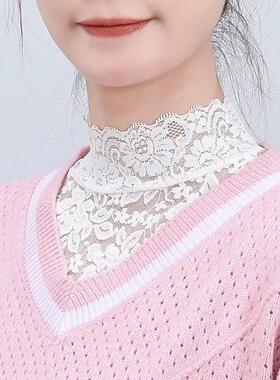 Lace Faux Collar Women Detachable Shirt Accessory Neckline
