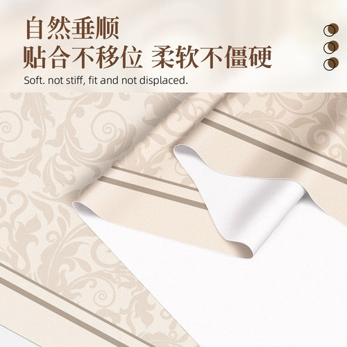 法式桌布防水防油免洗PVC正方形餐桌台布轻奢高级感茶几隔热盖布 - 图2
