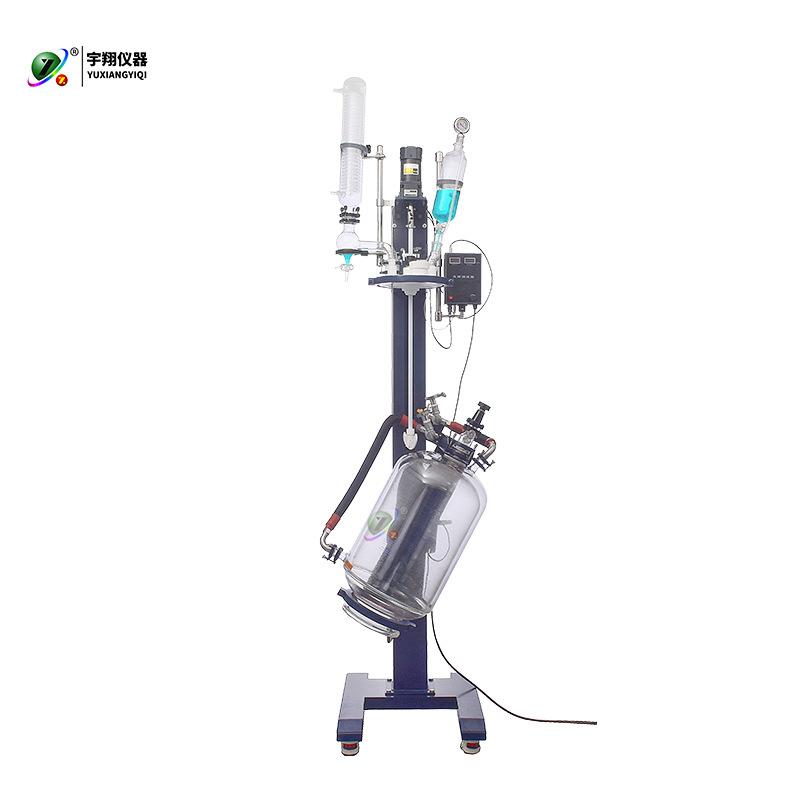 SJS21220L自动升降反应釜手动旋转20升自动升降反应釜反应器-图1