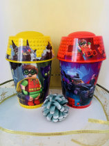 McWhen Happy Paradise Dining Lego Big Movie Joint Drink Cup Batman Robin Plastic Water Cup