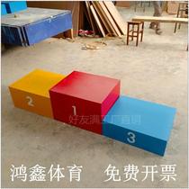Wooden Wooden Podium Podium Children Awards Table Can Contain Award Desk Track And Field Athletic steel Steel Collar Podium