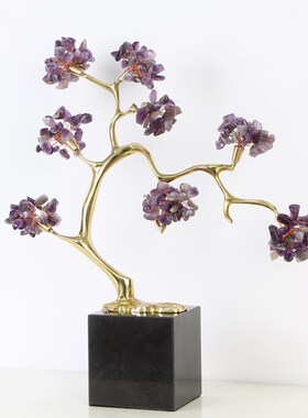 高级感水晶摆件现代m轻奢客厅玄关别墅酒柜电视柜桌面软装饰品摆