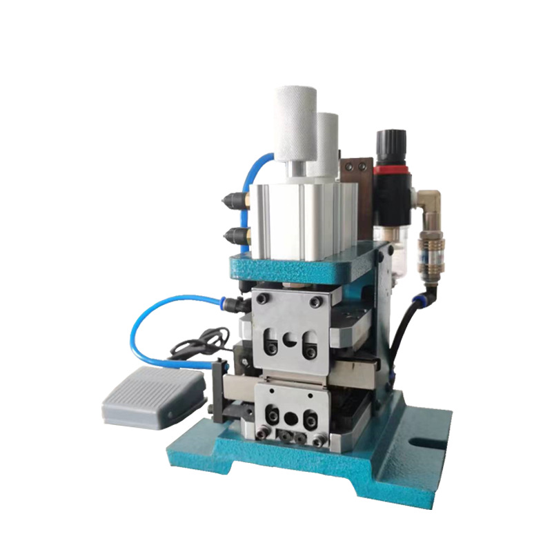 3F剥芯线剥皮机半自动气动护套芯线细线去皮直立式排线电子线剥皮-图2