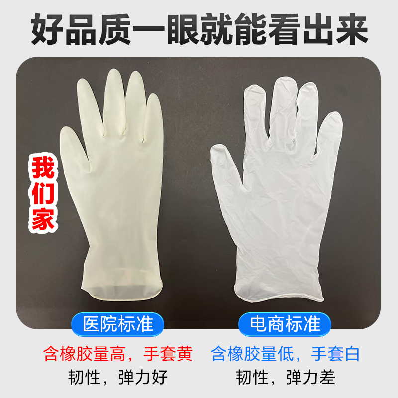 医用手套一次性橡胶检查无菌单独包装手术乳胶医疗外科专用手套,淘宝优惠券,粉丝福利购,淘宝优惠卷