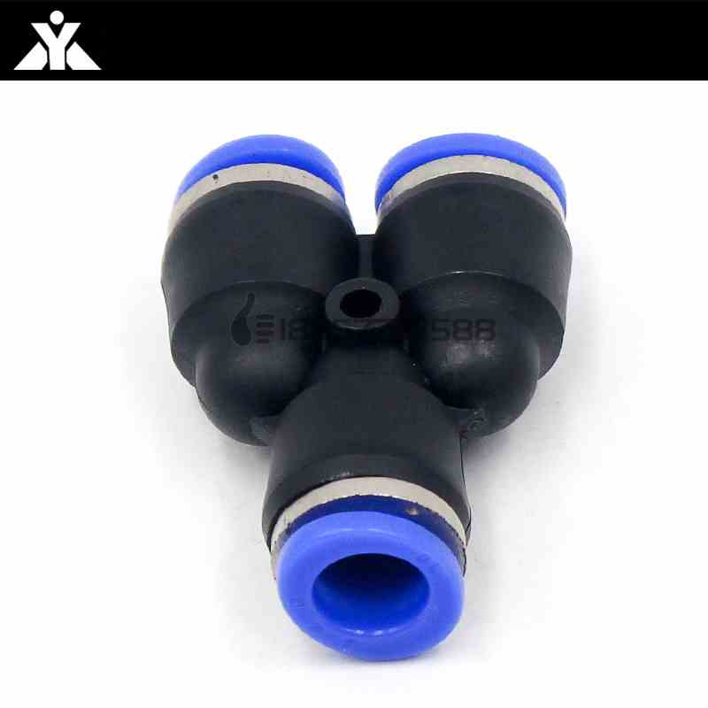 气动气管塑料Y型三通快速接头 PY4 PY6 PY8 PY10 PY12 PY14 PY16 - 图2