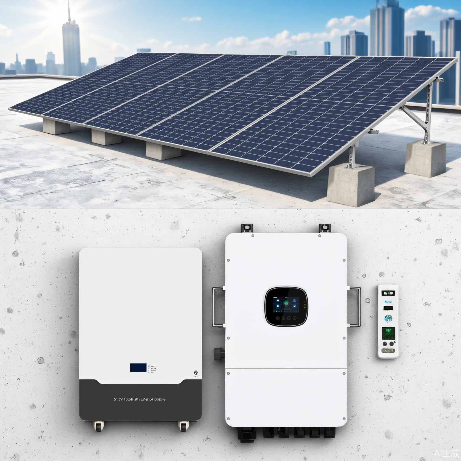 太阳能发电系统家用220V全套大功率光伏谷峰储能锂电池供电系统,淘宝优惠券,粉丝福利购,淘宝优惠卷