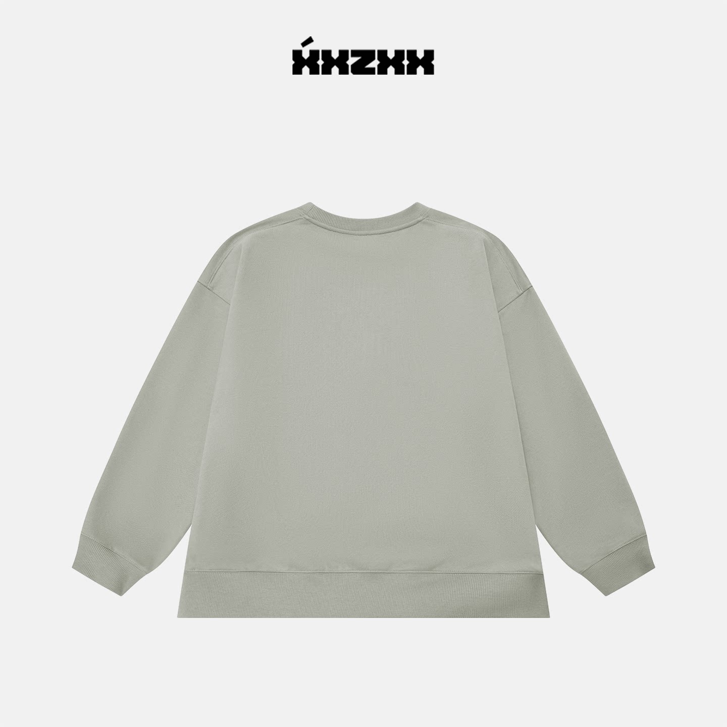 XXZXX velvet round neck sweatshirt for men and women loose trendy brand