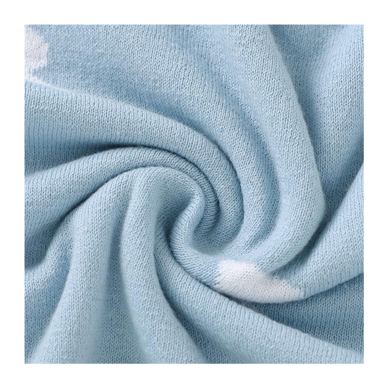 Newborn Baby Blanket Cotton Knitted Infant Bed Sleeping Cove-图3