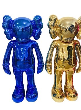 现代暴力熊大摆件客厅玻璃钢落地雕塑酒店装饰品艺术卡通kZaws公