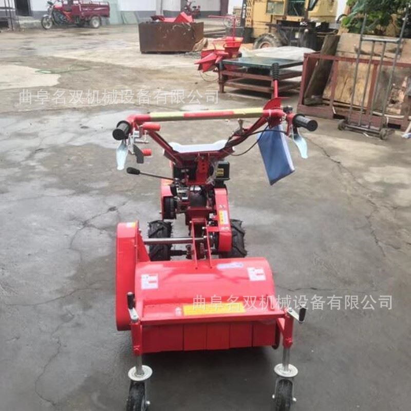 新型热销风冷柴油电启动秸秆粉碎还田机 Q手扶自走式碎草机,淘宝优惠券,粉丝福利购,淘宝优惠卷