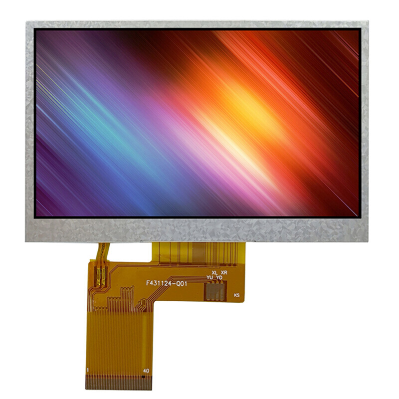 4.3寸TFT液晶显示屏模组 IC驱动GC3047 LCD液晶屏 40pin插接24位