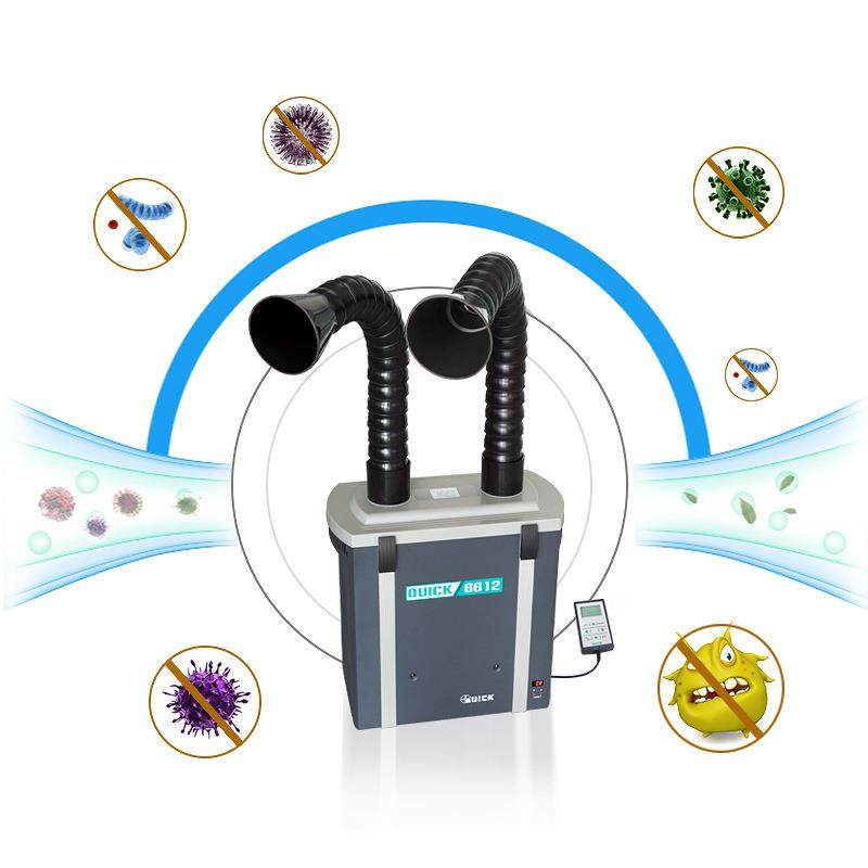 烟雾净化器过滤系统6601/6602单双位排烟焊锡吸烟仪器,淘宝优惠券,粉丝福利购,淘宝优惠卷