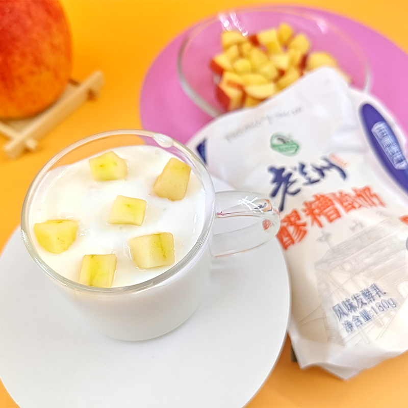 顺丰包邮庄园牧场老兰州醪糟酸奶原味浆水甜胚子甘肃特产袋装整箱