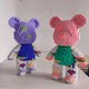 Internet celebrity violent bear handmade building blocks Qianqian