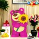 78cm Extra Large Strawberry Bear Building Block Toy 6-12 Years Old Difficult Building Puzzle Ornament Girls Birthday Gift