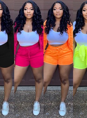 极速shorts sets 3 piece set women 3 pieces sets women Zoutfi