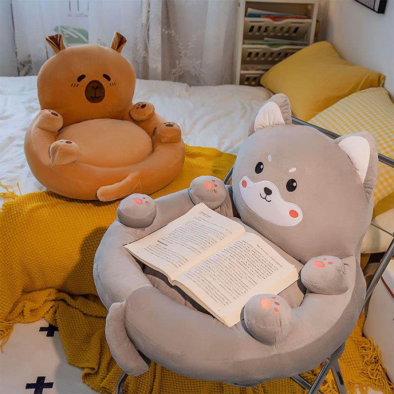 卡皮巴拉阳台蒲团坐垫地上看书家用客厅榻榻米懒人沙发靠背屁坐墩,淘宝优惠券,粉丝福利购,淘宝优惠卷