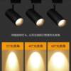 LED bold lamp double head single head double spotlight downlight black square grille embedded bean gall lamp home