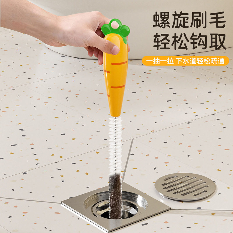 Sewer pipe unblocker washbasin bathroom floor drain