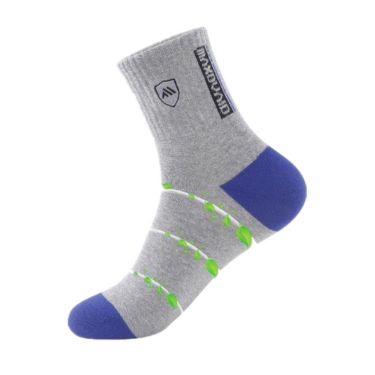 Socks for spring and four seasons, mid-length sports socks, anti-odor, sweat-absorbent and comfortable