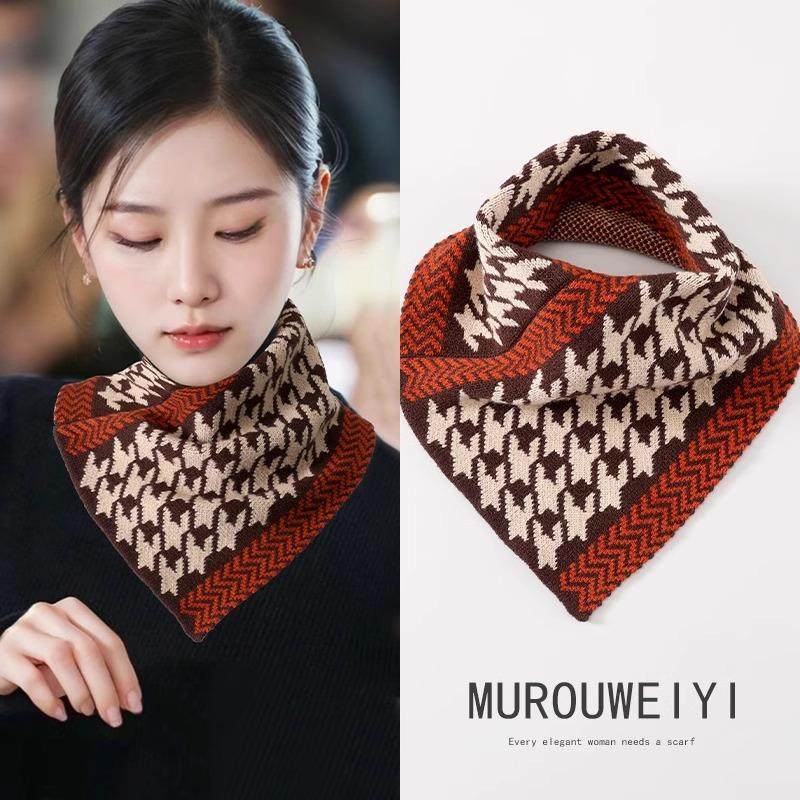 防风围脖围巾女秋冬季护颈防寒百搭加厚脖套骑行保暖三角围巾围脖,淘宝优惠券,粉丝福利购,淘宝优惠卷