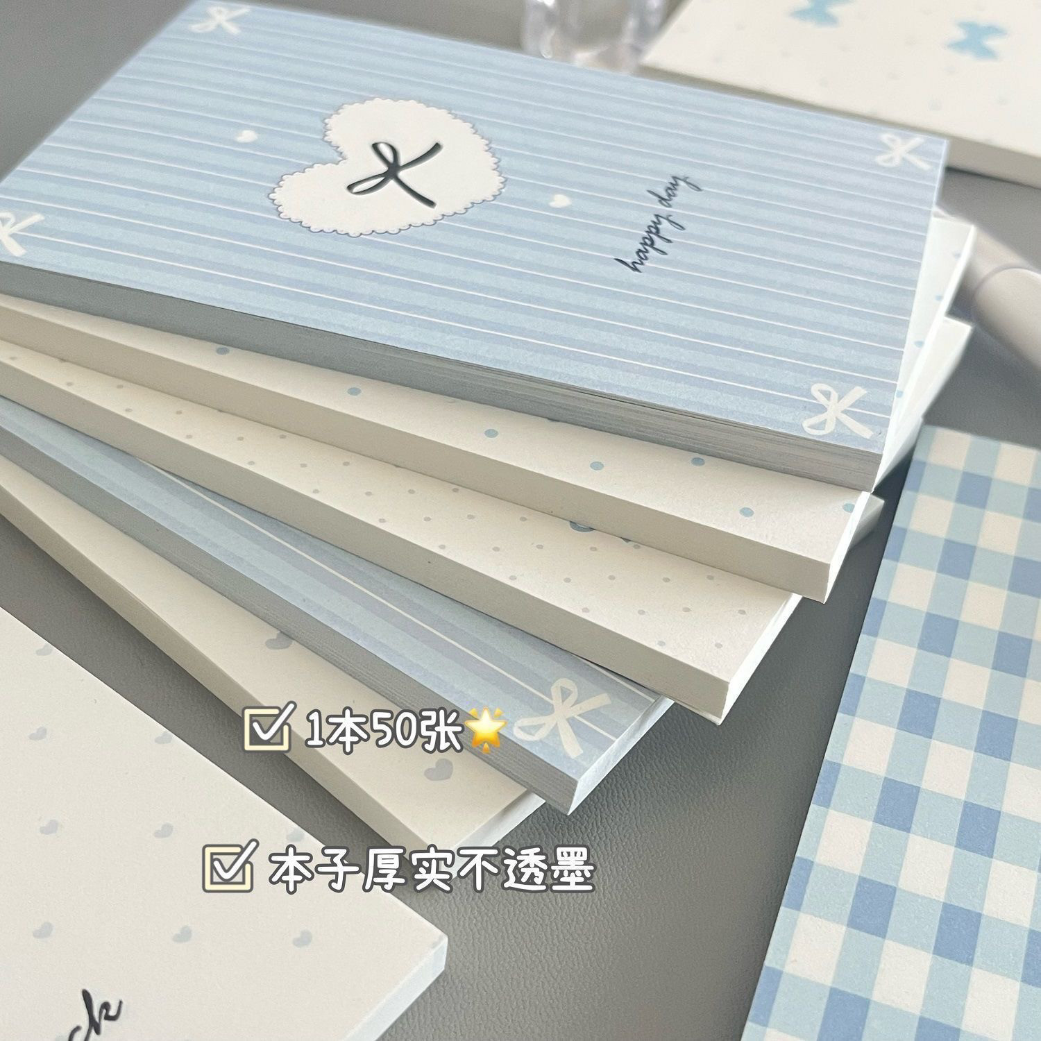 Cartoon simple butterfly note decoration gift packaging out of packaging seal note pad