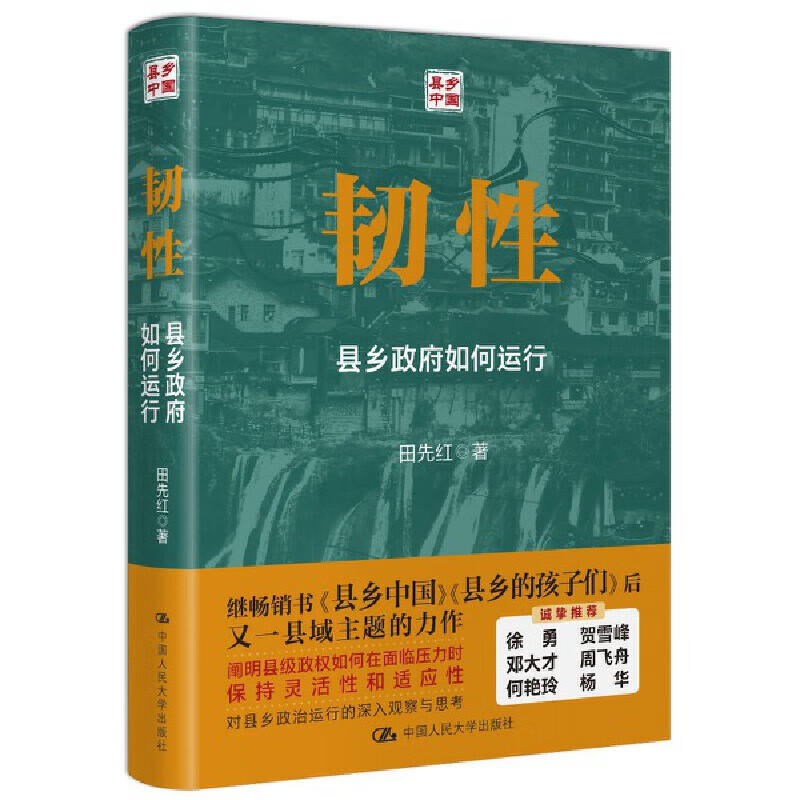 【正版】韧性 县乡政府如何运行 田先红 中国人民大学出版社 新书 中县干部 基层治理 中国政治 教育 乡村振兴书籍 县域治理 - 图0